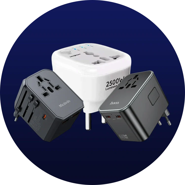 TRAVEL ADAPTERS - CHARGING STATION