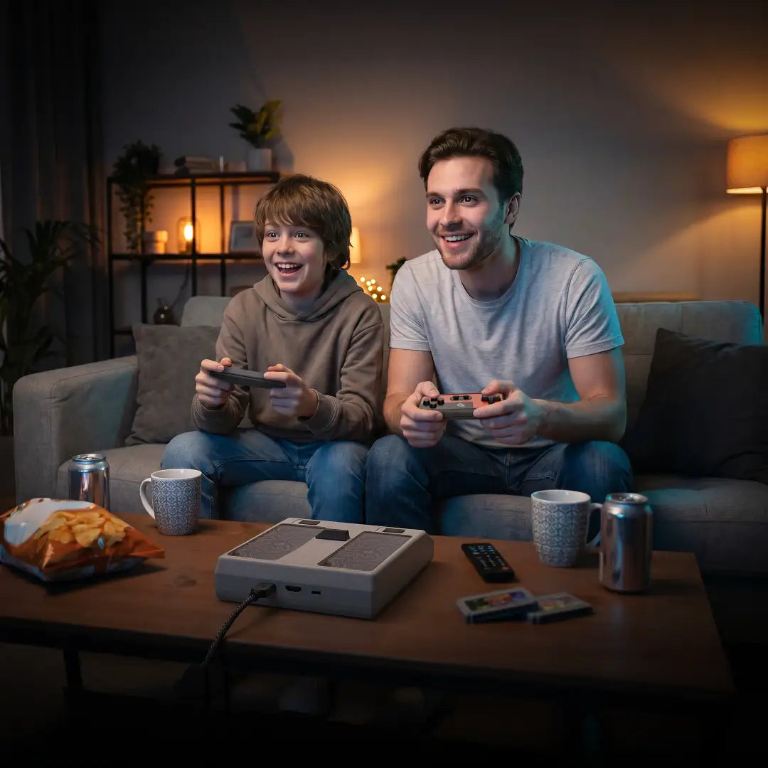 Porodo Gaming Runebox PDXRS101WHEAN Dual-Hand Video Game Console