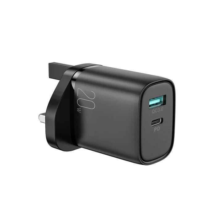 L-QP2011 20W Dual-Port (QC3.0+PD) Fast Charger - Saif Al Najmi Kw