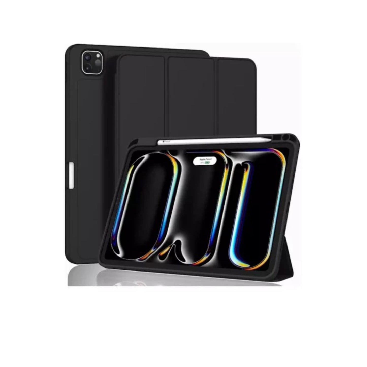 iPad Air 11 2025 Smart Case with Pen Slot – Folding Cover, Auto Sleep/Wake (Multiple Colors)