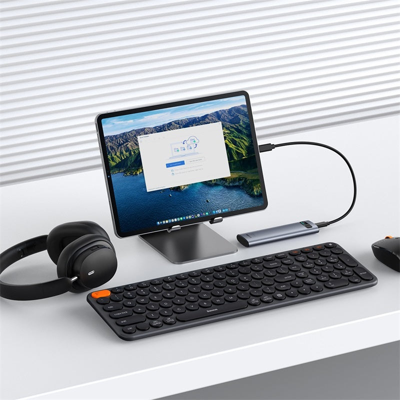 Baseus FlyJoy SSD Enclosure – Dual M.2 NVMe & SATA (USB-C Gen2 10Gbps)