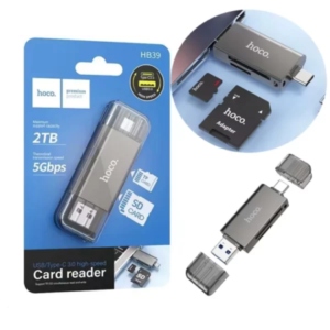 Hoco HB39 Card Reader USB Type-C 3.0 High Speed Zinc Alloy Memory Card Reader