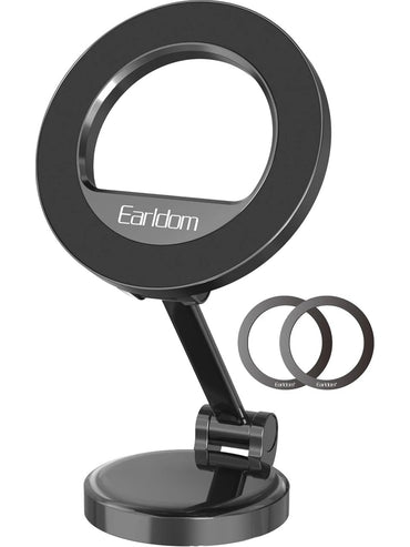 Earldom ET-EH316 Magnetic Foldable Phone Stand – 360° Adjustable Metal Base