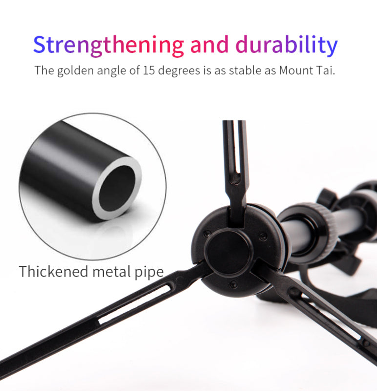 Jmary MT-68 Aluminum Mini Tripod Stand for Phone & Camera