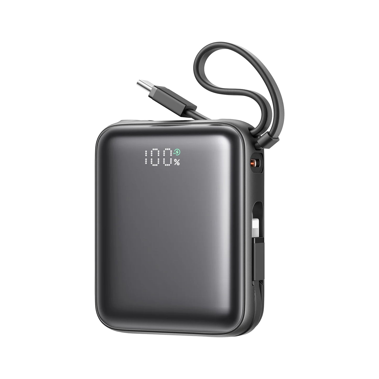 Joyroom JR-PBF27 10000mAh Mini Power Bank – 22.5W Fast Charging, Built-in Dual Cables