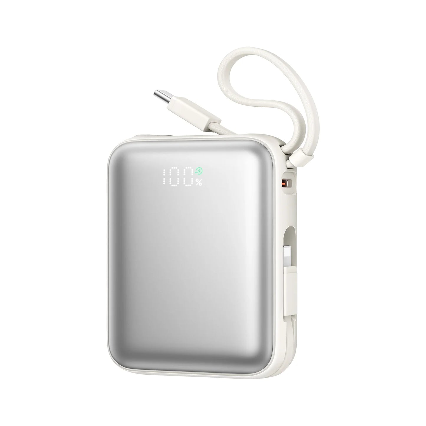Joyroom JR-PBF27 10000mAh Mini Power Bank – 22.5W Fast Charging, Built-in Dual Cables