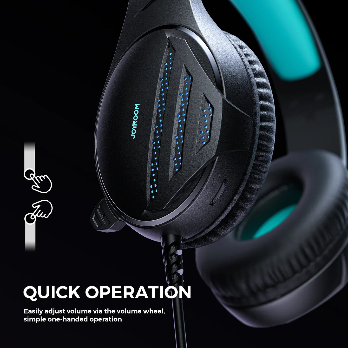 JHead JR-HG2 Gaming Headset – Black