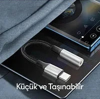Earldom Ot77 Black Type-C to Aux Converter - Saif Al Najmi Kw