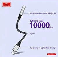 Earldom Ot77 Black Type-C to Aux Converter - Saif Al Najmi Kw