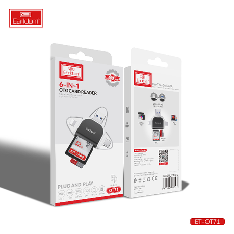 Earldom Versatile OTG Card Reader ET-OT71 - Saif Al Najmi Kw