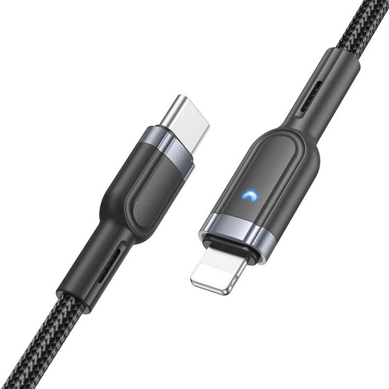 Hoco U117 Grand PD intelligent power-off charging data cable iP - Saif Al Najmi Kw