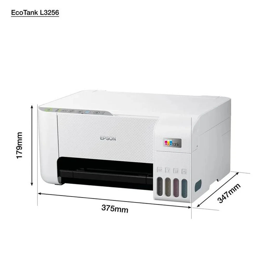 Epson EcoTank L3256 A4 Printer – 10ppm 5760dpi USB Wi-Fi