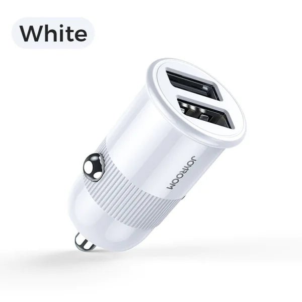 3.1A dual USB Car Charger with Cable C - A06 - White - Saif Al Najmi KwCar ChargersJOYROOMSaif Al Najmi KwC-A06 - White1307673.1A dual USB Car Charger with Cable C - A06 - White - Saif Al Najmi Kw
