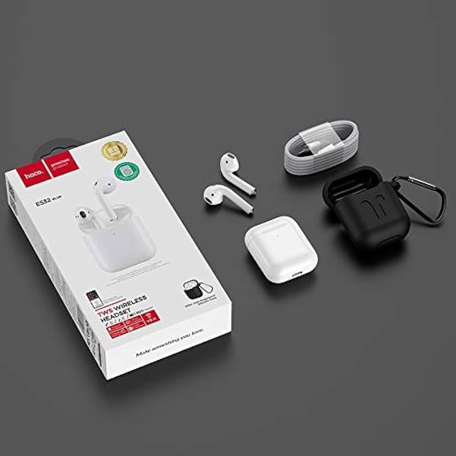 سماعات أذن هوكو مع علبة شحن - صوت عالي الدقة - Es32 / es32plus