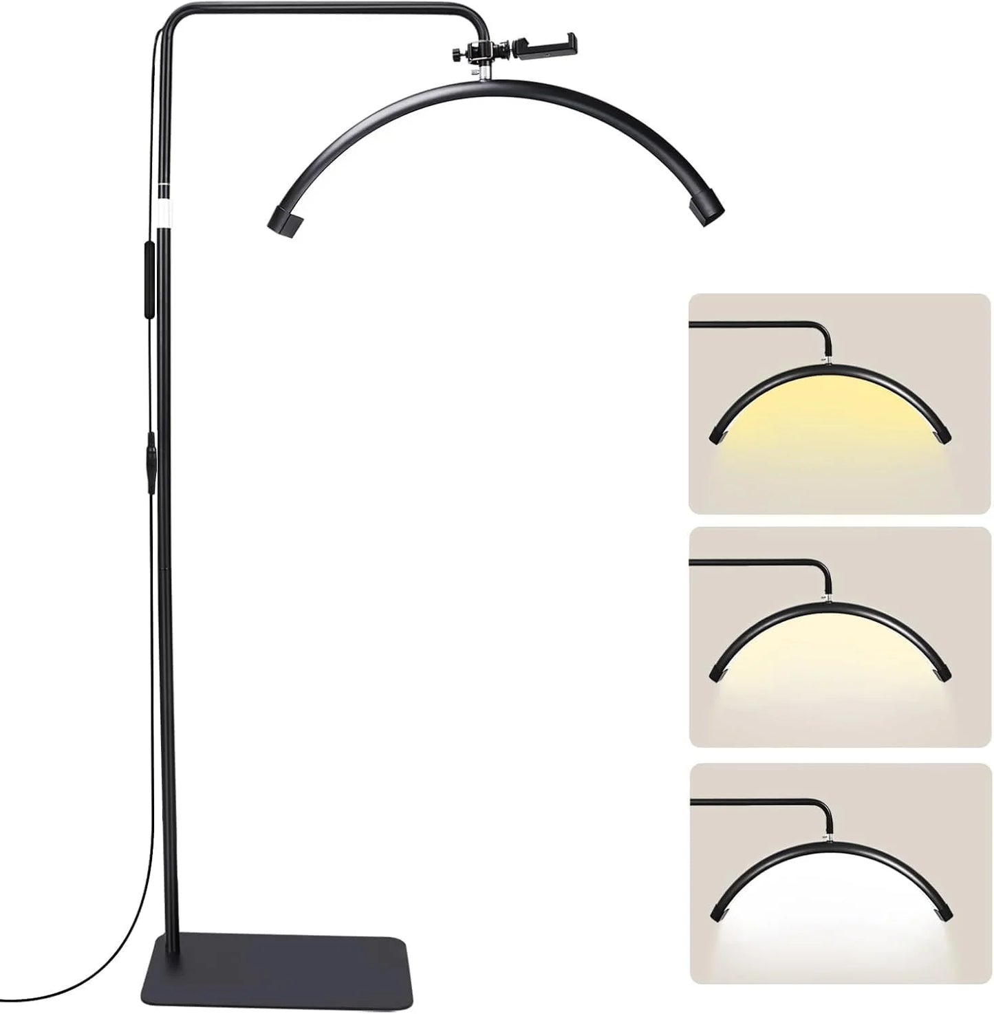 Vertical LED Moon Light HD-M6X – Dimmable, 360° Rotatable, Height Adjustable