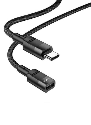 U107 Type-C Male to Type-C Female USB 2.0 Charger and Data Transfer (L=1.2m)