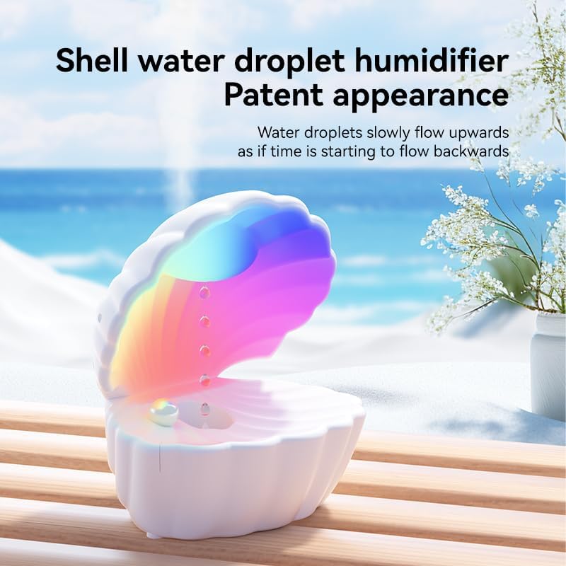 Anti Gravity Humidifier 550ML with 7 Colors Mood Light & Ultrasonic Diffuser for Bedroom Desk - Saif Al Najmi Kw