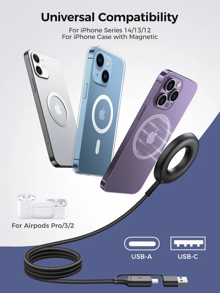 JR-WQM03 Magnetic Wireless Charger - Saif Al Najmi Kw