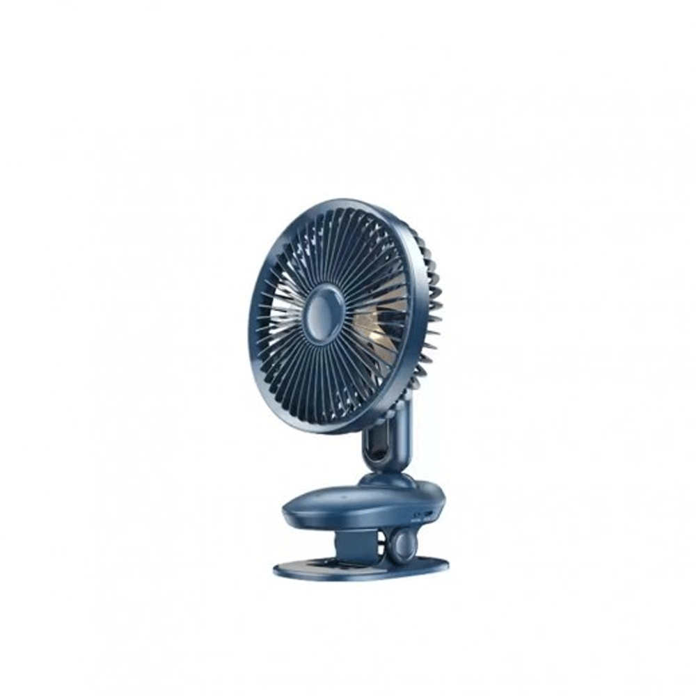 Hoco DF02 Moving Head Desktop Fan with Night Light Rechargeable-4000mah