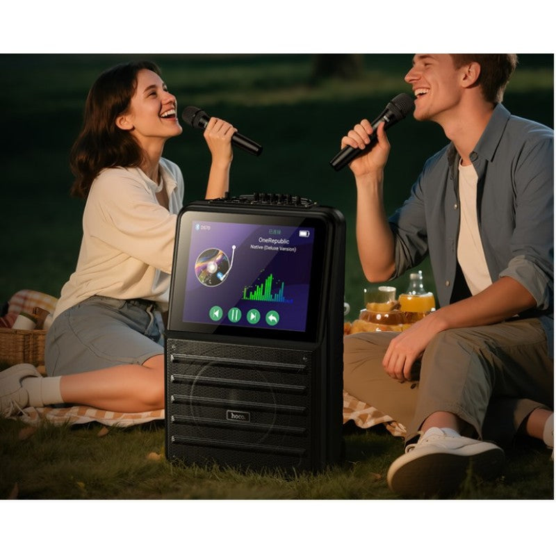 Hoco DS70 60W Wireless Display Bluetooth Speaker with Mic