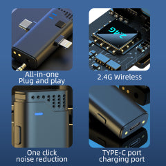 Jmary MW-16 Wireless Microphone for Mobile & Camera – 2.4G with Charging Case