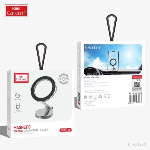 Earldom EH230 360 Degree Adjustable Adhesive Magnetic Car Holder for Magsafe Case - Saif Al Najmi Kw