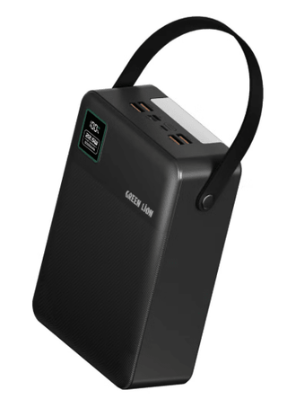 80000mAh Thunder 80 Power Bank PD 20W Green Lion - Black - Saif Al Najmi KwPOWER STATIONGreen LionSaif Al Najmi Kw80000mAh Thunder 80 Power Bank PD 20W Green Lion - Black