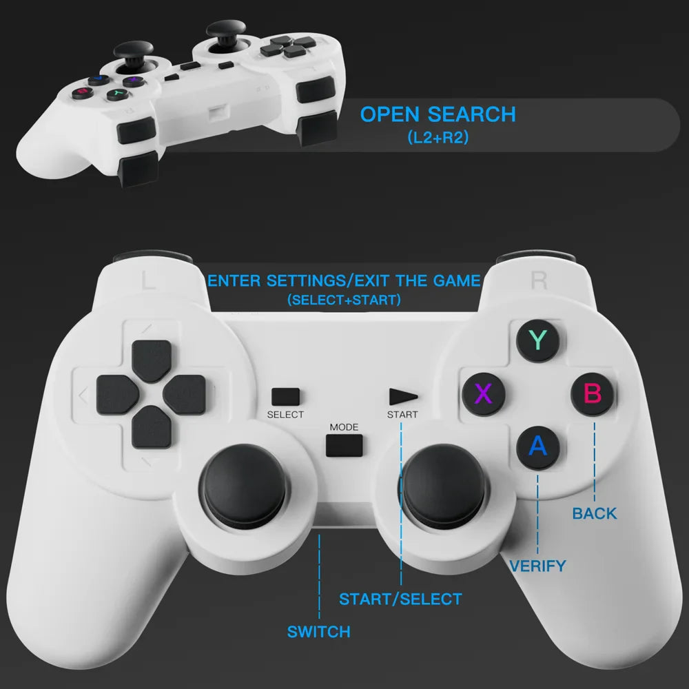 Mini Game Projector M300 – 4K/HD/3D Android Projector with WiFi 6 & Bluetooth 5.4