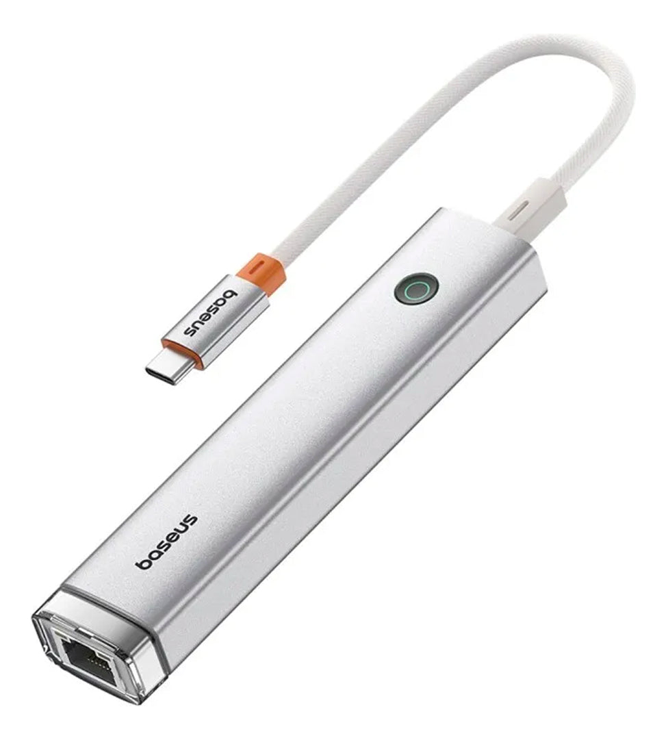 Baseus 5-in-1 USB-C Hub – HDMI 4K, Ethernet, USB-A (Color Plate Series)