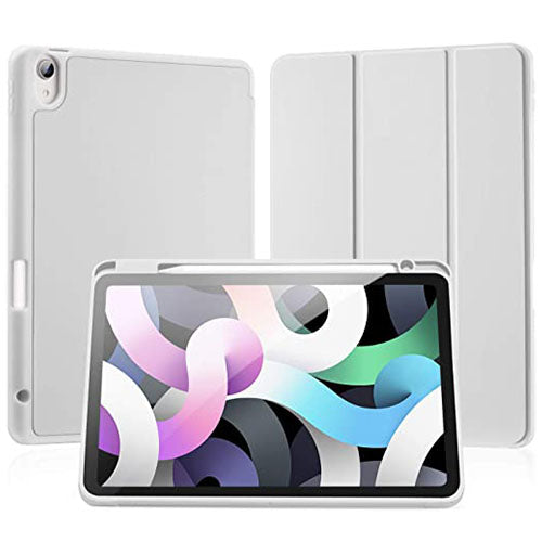 iPad 12.9 (2021/2022/2023) Smart Case with Pen Slot & Folding Cover – Auto Sleep/Wake