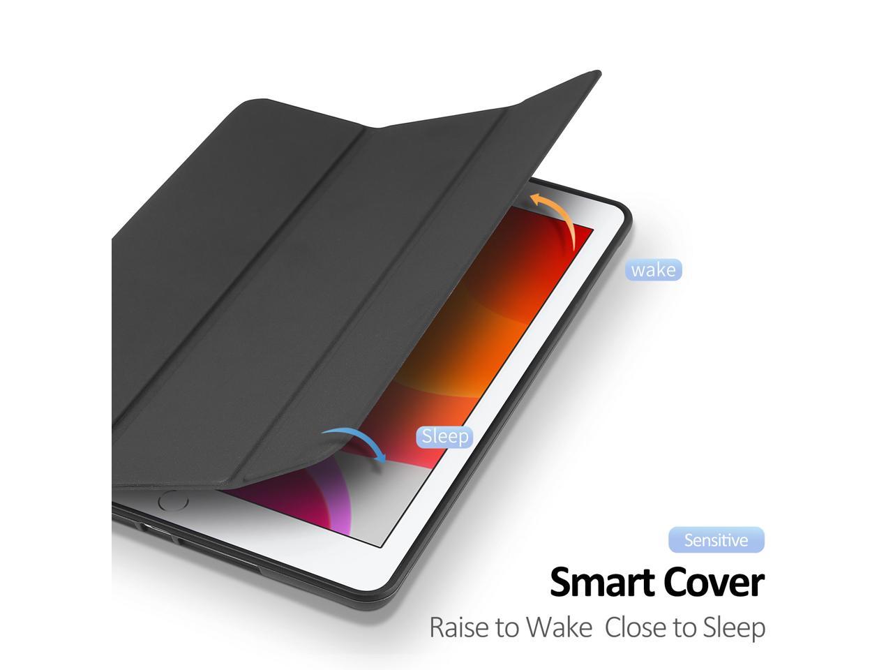 iPad 12.9 (2021/2022/2023) Smart Case with Pen Slot & Folding Cover – Auto Sleep/Wake