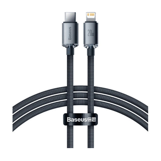 Baseus Crystal Shine TYPE-C to Lightning Cable – 20W PD Fast Charging - Saif Al Najmi Kw