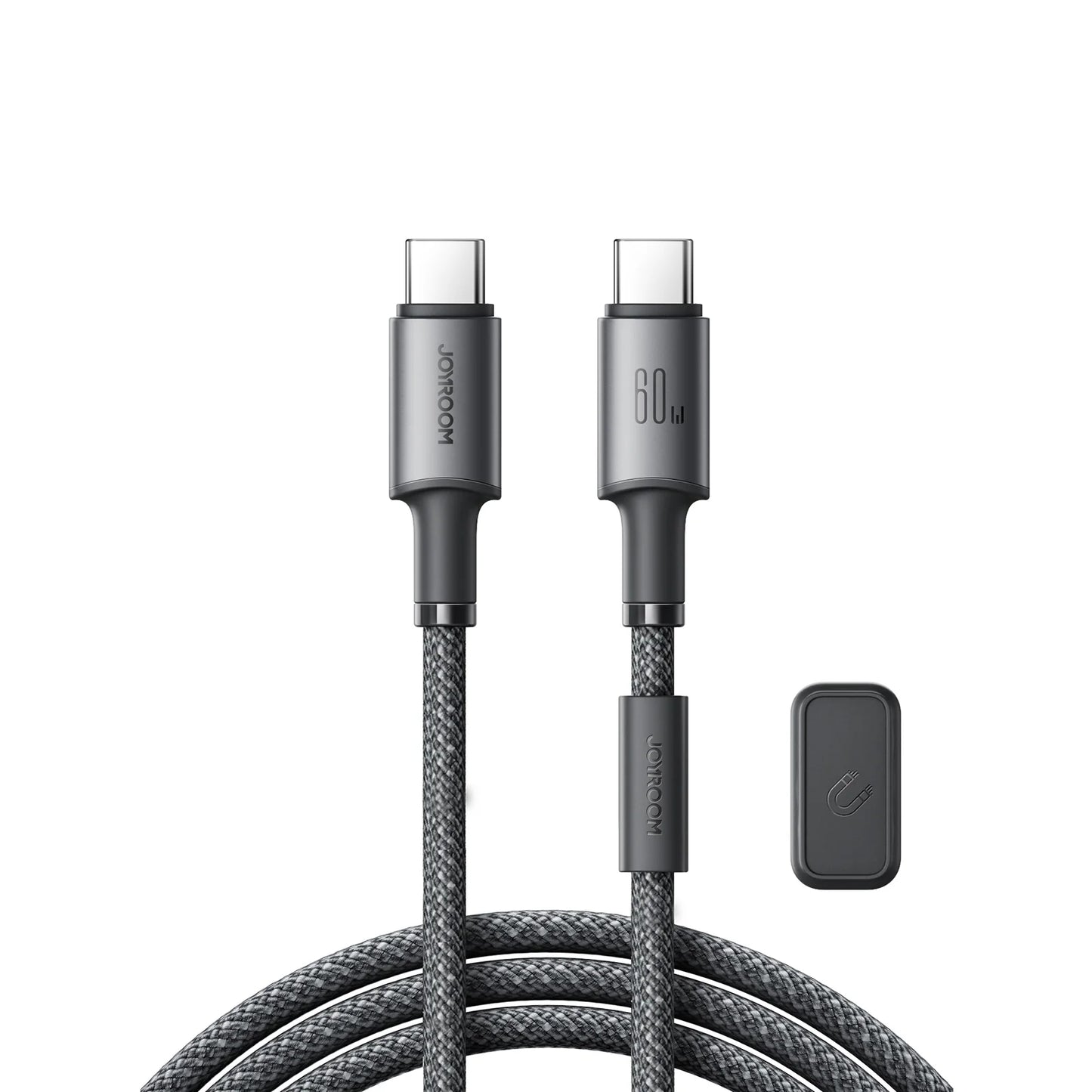 S-A50 Unlimited Series 60W Fast Charging Data Cable (Type-C to Type-C) – 1.2m, Dark Gray