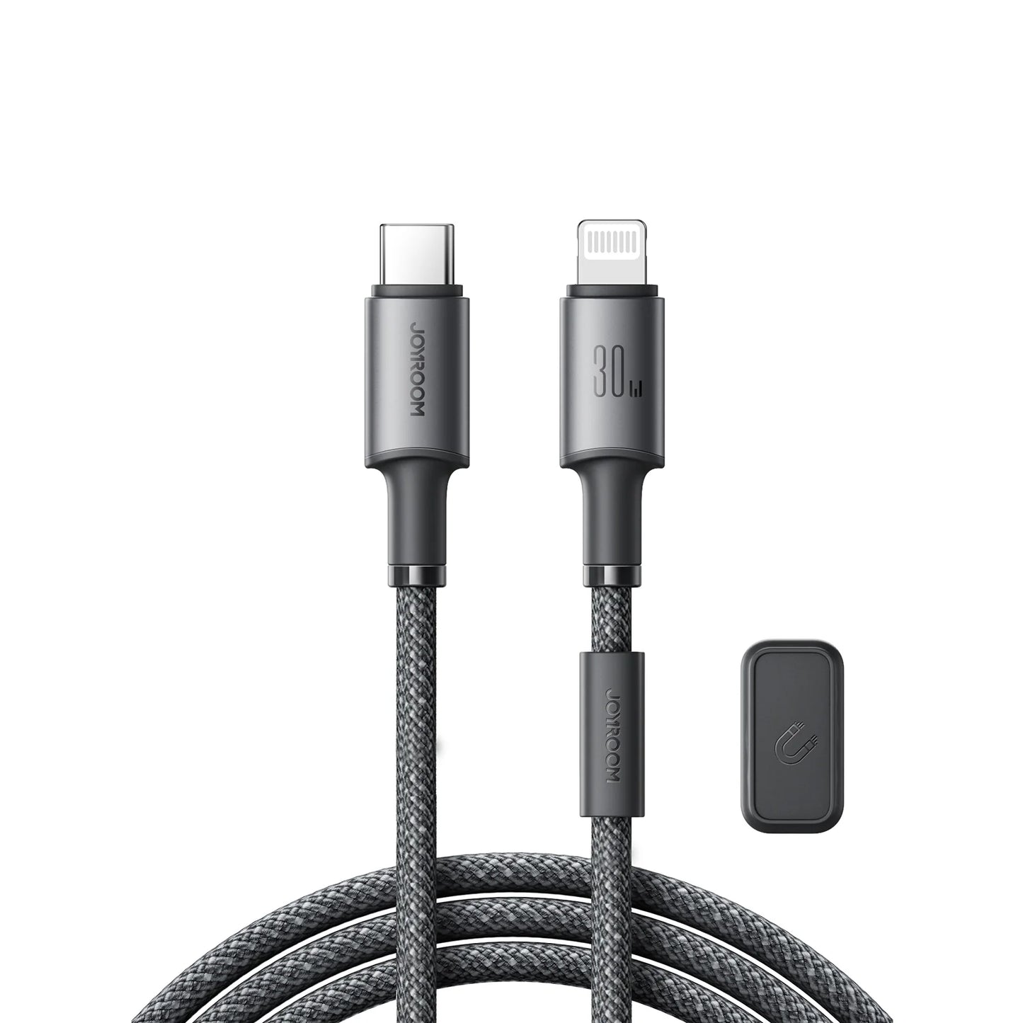 S-A50 Unlimited Series 30W Fast Charging Data Cable (Type-C to Lightning) – 1.2m, Dark Gray