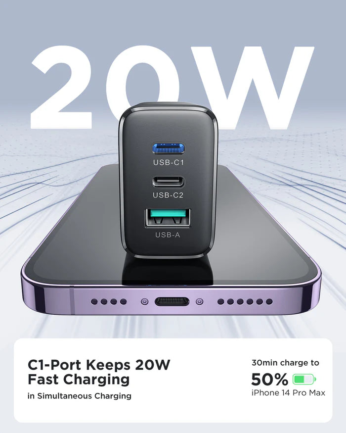 Compact Joyroom 32W Mini Intelligent Fast Charger JR-TCF10 for smartphones and tablets