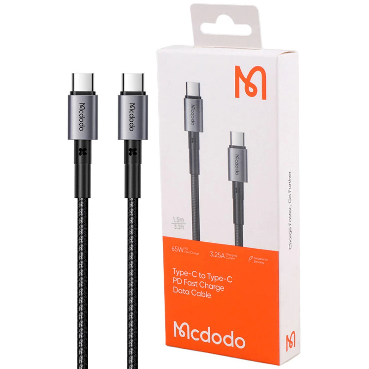 MCDODO CA-3131 Type-C to Type-C 65W PD Fast Charging Cable – 1.5M