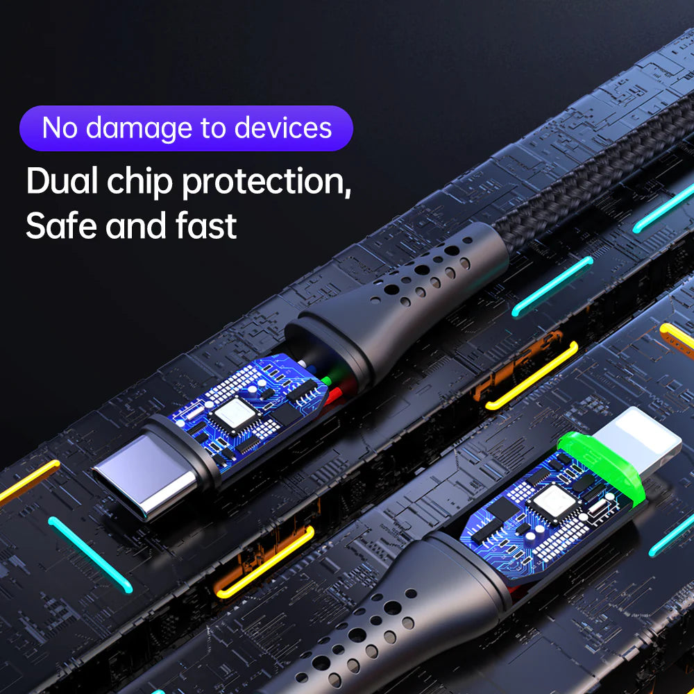 Mcdodo CA-7360 36W Lightning to Type-C PD 1.2m Cable with Auto Power-Off - Saif Al Najmi Kw