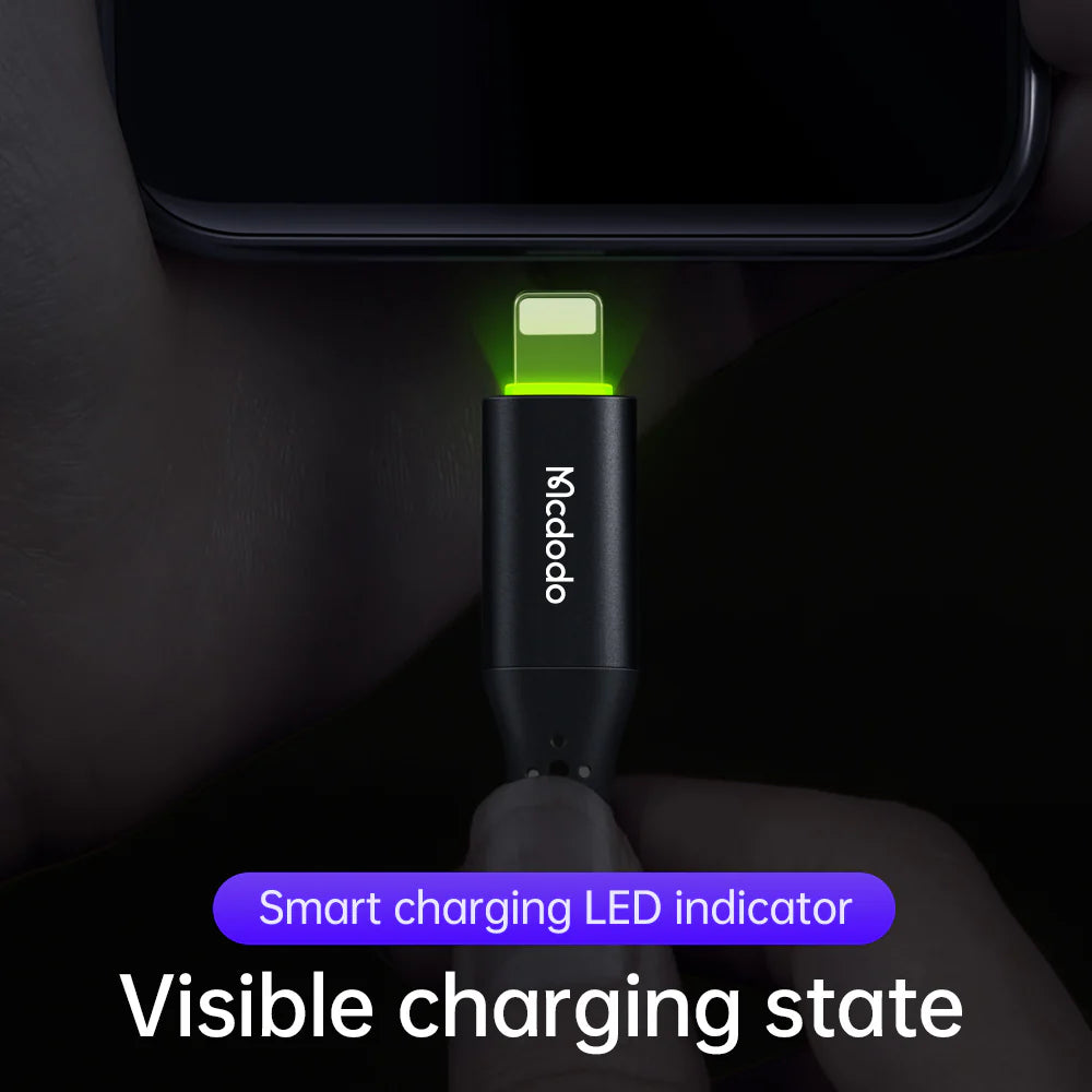 Mcdodo CA-7360 36W Lightning to Type-C PD 1.2m Cable with Auto Power-Off - Saif Al Najmi Kw