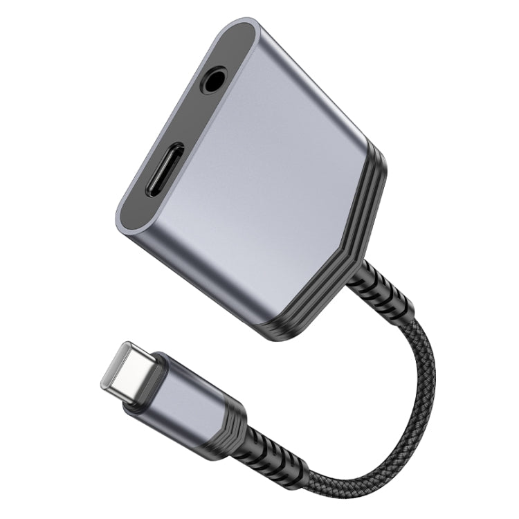 Hoco Adapter Type-C to Type-C + 3.5mm “LS39” audio converter