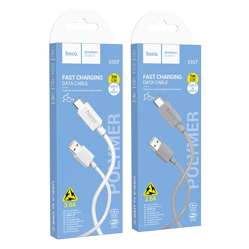 Hoco X107 Favor charging data cable Type-C 1M - Saif Al Najmi Kw