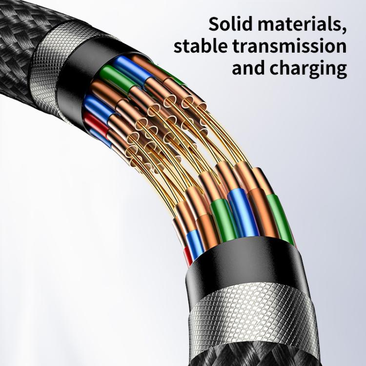 Yesido CA193 27W Type-C to Lightning Data Cable – 3m (Black)