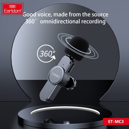 Earldom® MC3c Wireless Microphone Type-C MC8C - Saif Al Najmi Kw