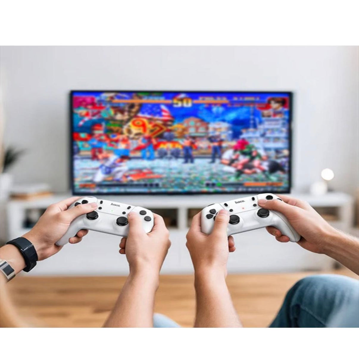 HOCO GA31 Retro Game Stick 4K Console With 2 Wireless Controllers