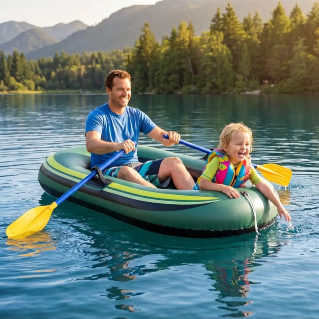 Green Lion Aqua Rider Inflatable Boat for 2 Persons