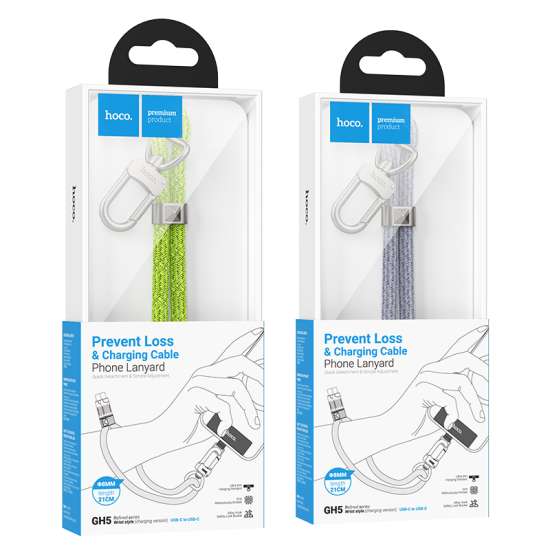Hoco GH5 20W Fast Charging Type C to Lightning Charging Cable and Bracelet