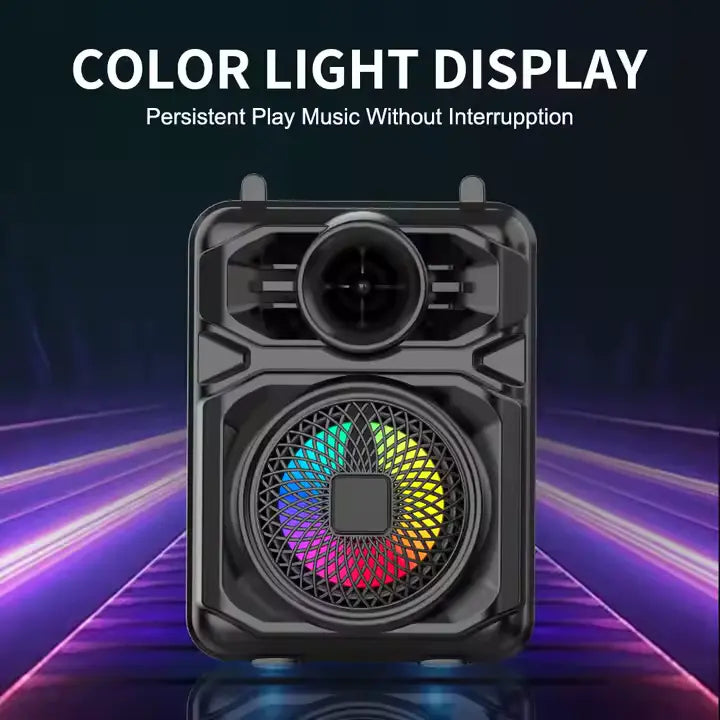 Portable Bluetooth Karaoke Speaker ZQS1361  - Subwoofer, Radio Function, Home Audio for Mobile Phones - Saif Al Najmi Kw