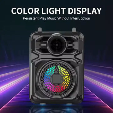 Portable Bluetooth Karaoke Speaker ZQS1361  - Subwoofer, Radio Function, Home Audio for Mobile Phones - Saif Al Najmi Kw