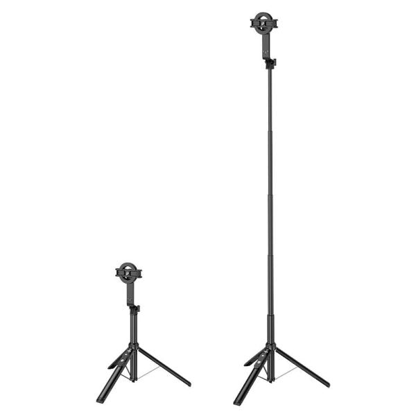 Hoco K25 Magnetic Selfie Stick with Wireless Remote Control Tripod – Black