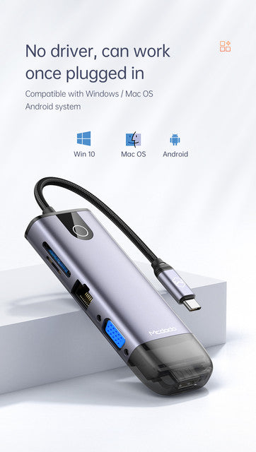 Mcdodo HU-7420 10 in 1 HUB - Saif Al Najmi Kw