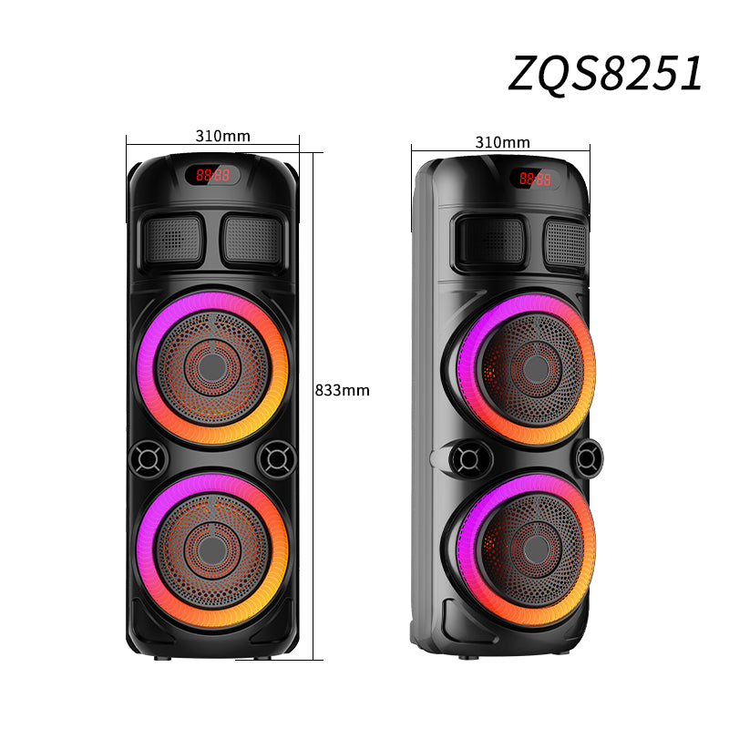 SING E ZQS8251 Outdoor Bluetooth Karaoke Speaker – Portable Party Sound